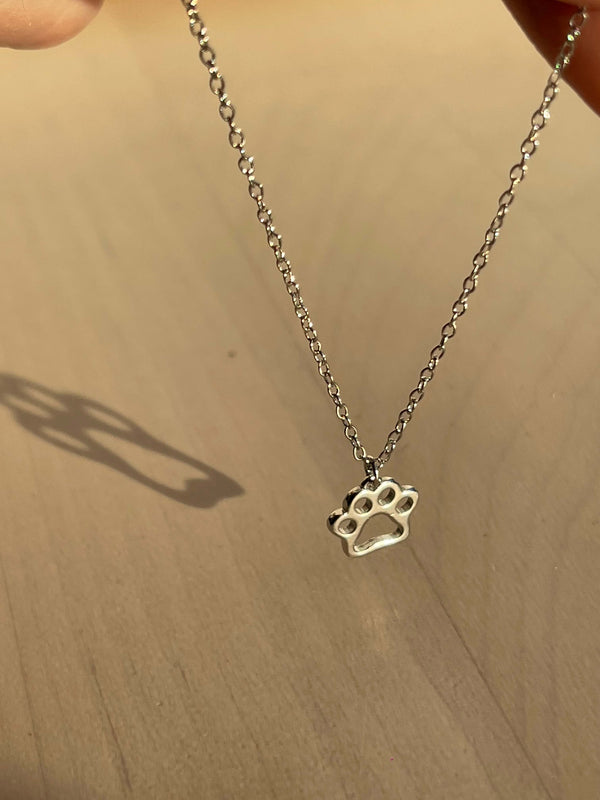 cat paw necklace