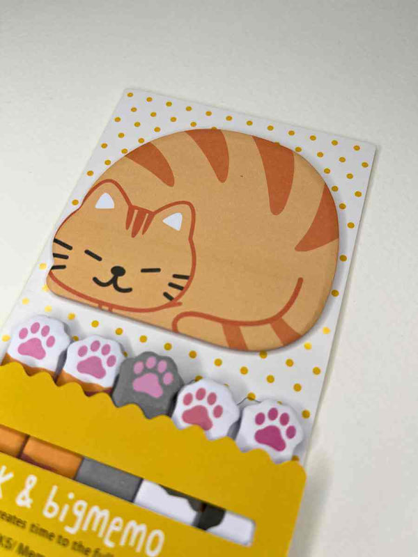 Kitty sticky notes