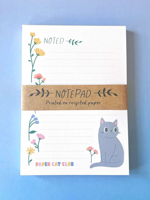 wildflowers mini notepad